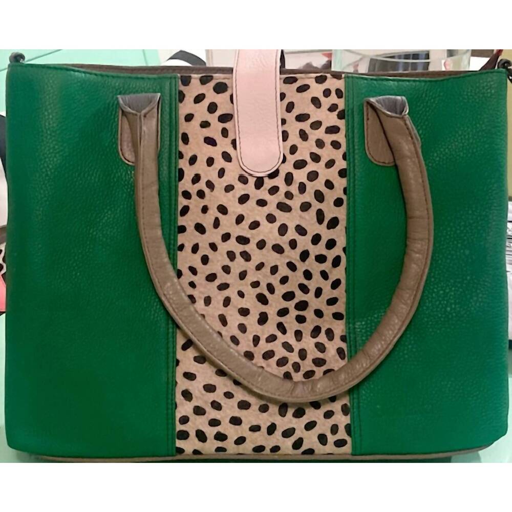 NEW SORUKA bianca large tote bag in green